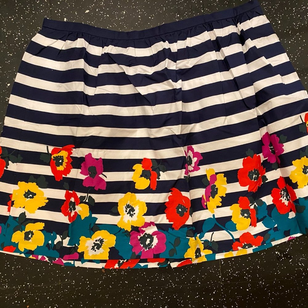 Banana Republic Skirt - Floral/Stripe - Size 12